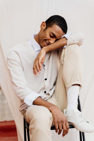 Man relaxed at Wellory Living - Luxury apartments for rent in Huntsville, AL
